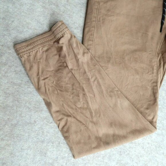 Charles and a Half Khaki Jogger Pants Tan Stretch Drawstring 36x30 Men's Medium - Picture 4 of 12